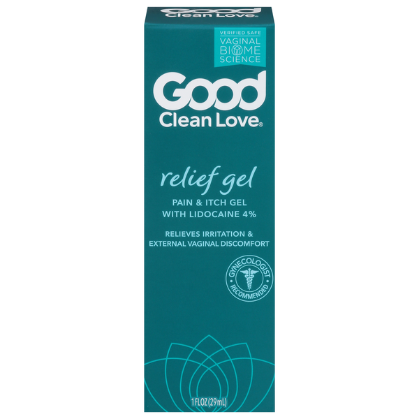Good Clean Love Relief Gel with Lidocaine 4%