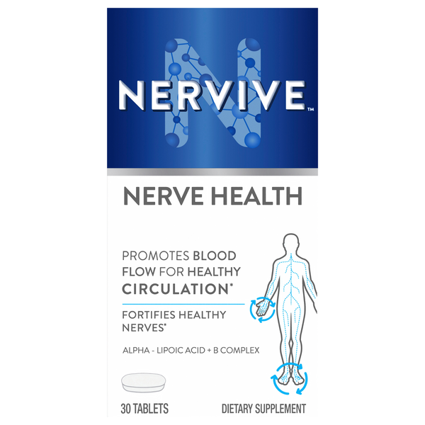 Nervive Nerve Health Dietary Supplement Tablets