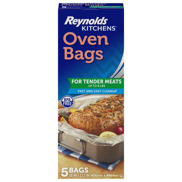 Reynolds Kitchens Oven Bags For Tender Meats 16 x 17.5 Inch