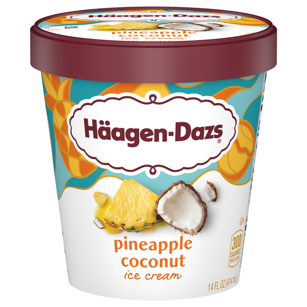 Haagen-Dazs Pineapple Coconut Ice Cream