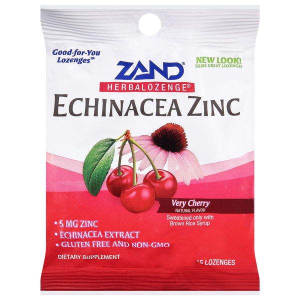 ZAND Herbalozenge Lozenges Echinacea Zinc Very Cherry