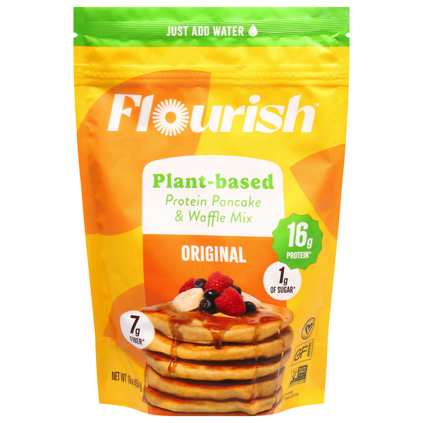 Flourish Plant-Based Gluten Free Original Protein Pancake & Waffle Mix