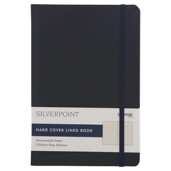 Silverpoint Hard Cover Line Rule Notebook