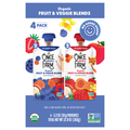 Once Upon a Farm Organic Fruit & Veggie Blends Pouches - 4 ct