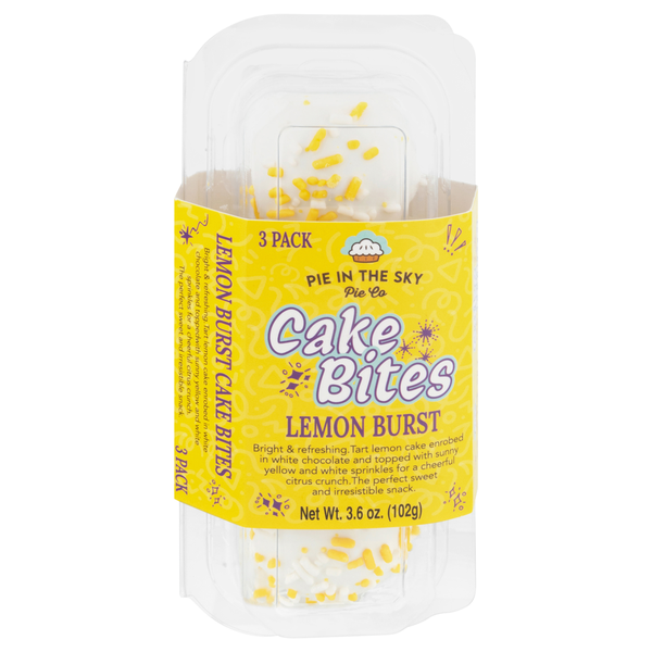 Pie in the Sky Lemon Burst Cake Bites - 3 ct