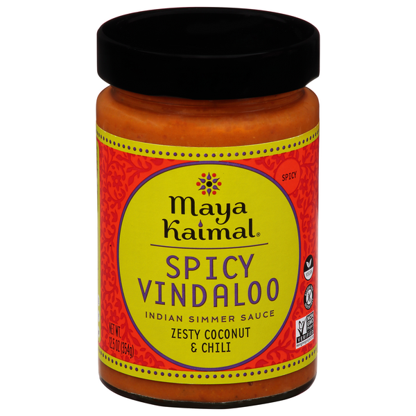Maya Kaimal Spicy Vindaloo Indian Simmer Sauce