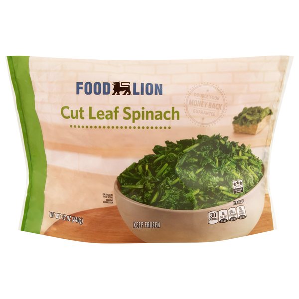 Food Lion Cut Leaf Spinach Frozen