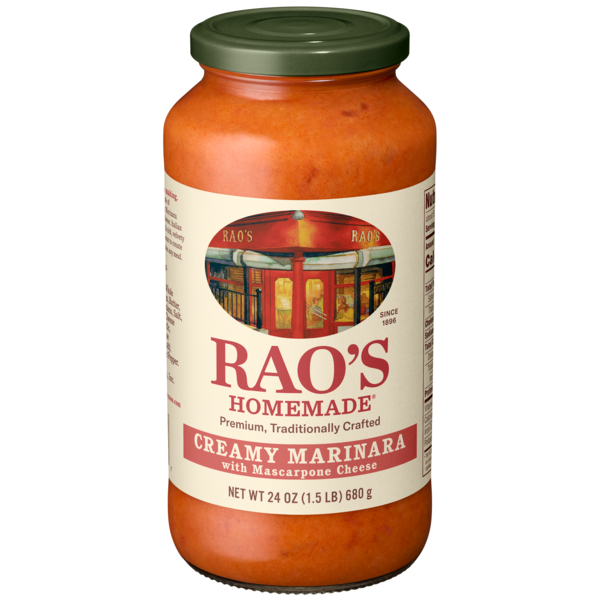 Rao's Homemade Creamy Marinara with Mascarpone Cheese Pasta Sauce