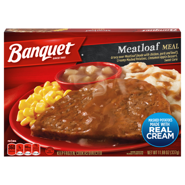 Banquet Meatloaf Frozen Meal