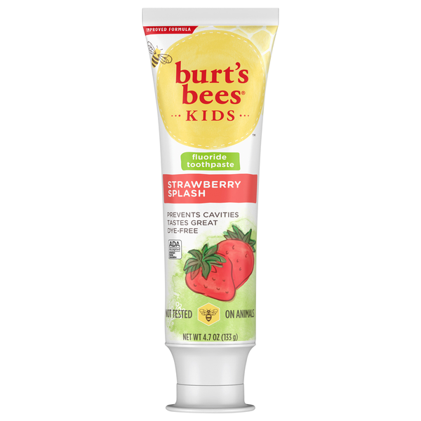 Burt's Bees Kids Strawberry Splash Fluoride Toothpaste