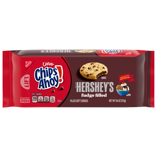 Save on Nabisco Chips Ahoy! Chewy Hershey's Fudge Filled Cookies Order