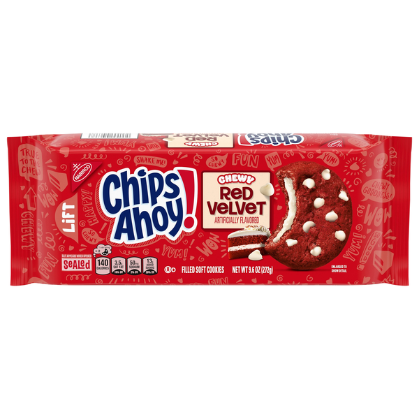 Nabisco Chips Ahoy! Chewy Red Velvet Soft Cookies