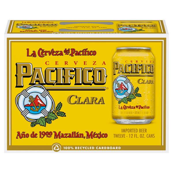 Pacifico Clara Imported Beer - 12 pk