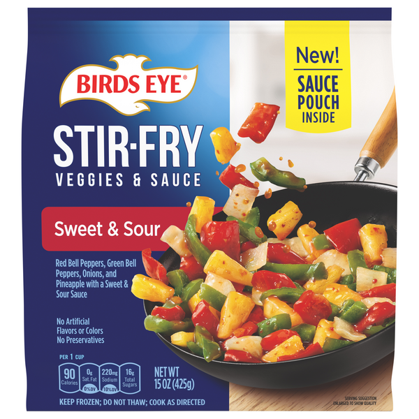 Birds Eye Sweet & Sour Stir-Fry Veggies & Sauce Frozen