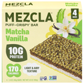 Mezcla Puff-Crispy Gluten Free Matcha Vanilla Bars - 4 ct