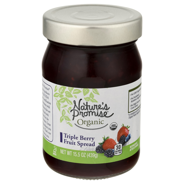 Nature's Promise Organic Triple Berry Fruit Spread