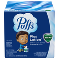 Puffs Plus Lotion Vicks 2-Ply Facial Tissue Cube Box