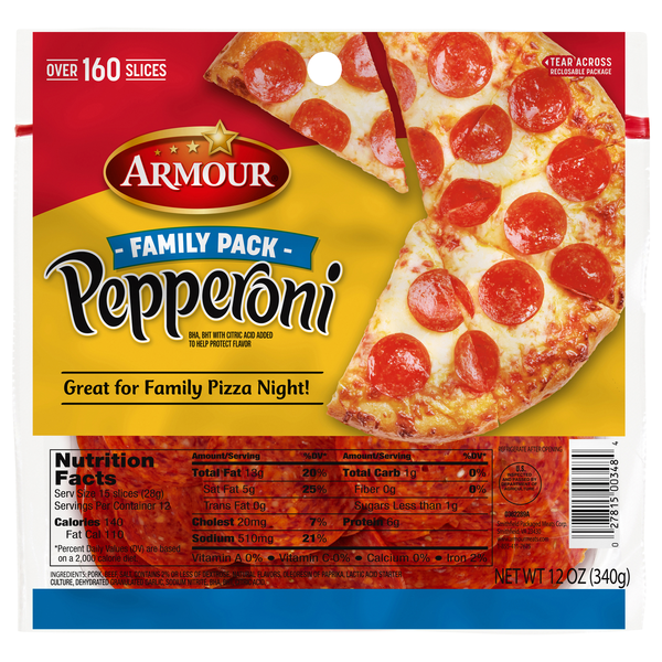 Armour Pepperoni Slices Family Pack