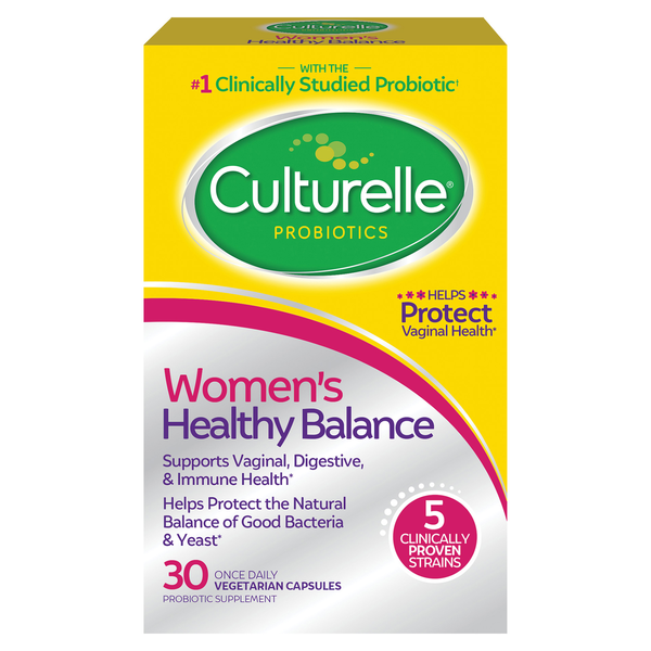 Culturelle Digestive Health Women's Healthy Balance Vegetarian Capsules