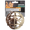 Companion Squeaking Caged Ball Cat Toy