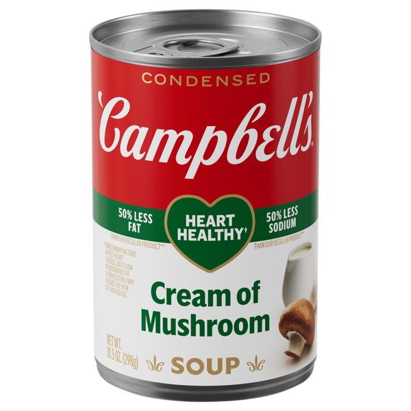 Campbell's Heart Healthy Condensed Cream of Mushroom Soup