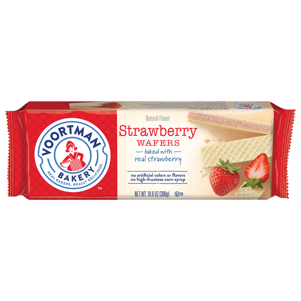 Voortman Strawberry Wafer Cookies