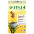 Stash Organic Lemon Ginger Green Tea Bags