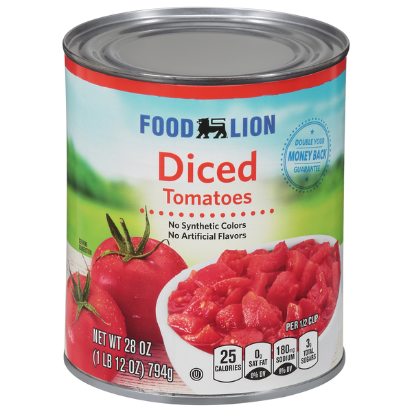 Food Lion Diced Tomatoes