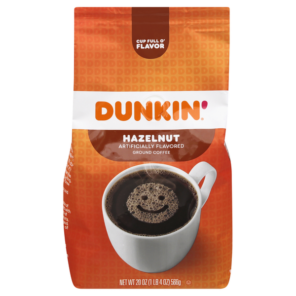 Save on Dunkin' Hazelnut Coffee (Ground) Order Online Delivery GIANT