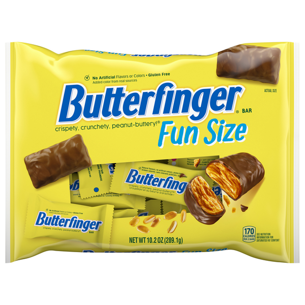 Butterfinger Milk Chocolate Peanut Butter Candy Bars Fun Size
