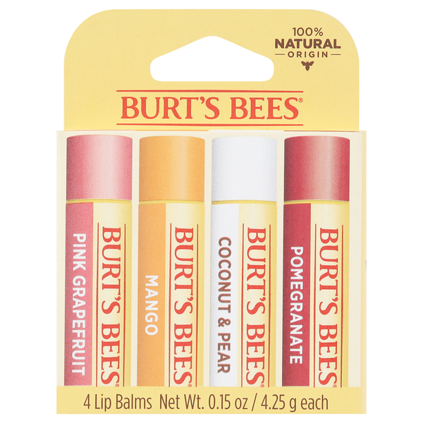 Burt's Bees Superfruit Moisturizing Lip Balms Variety Pack - 4 ct