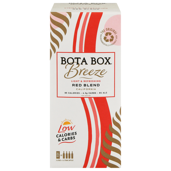 Bota Box Breeze California Red Blend Wine - 4 pk