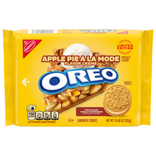 OREO Limited Apple Pie A La Mode Sandwich Cookies