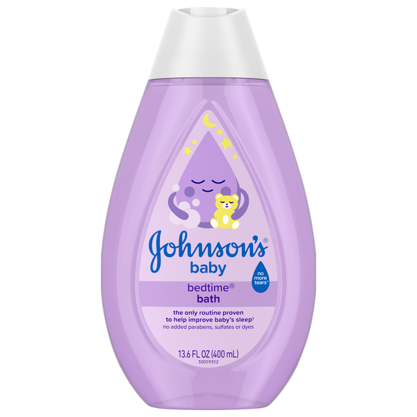 Johnson's Baby Bedtime Bath No Parabens Phthalates Sulfates or Dyes