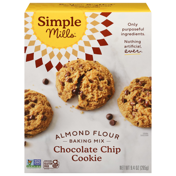 Simple Mills Gluten Free Chocolate Chip Cookie Almond Flour Mix