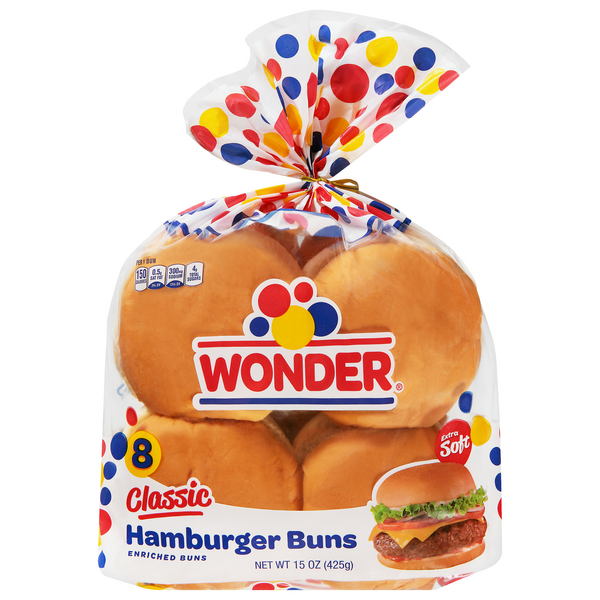 Save on Wonder Classic Hamburger Buns 8 ct Order Online Delivery