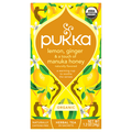 Pukka Organic Caffeine Free Lemon Ginger & Touch of Manuka Honey Tea Bags
