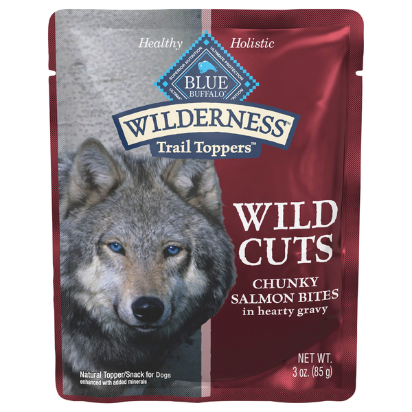 Blue Buffalo Wilderness Trail Toppers Chunky Salmon Bites Dog Snacks