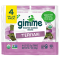Gimme Organic Teriyaki Roasted Seaweed Snacks - 4 ct
