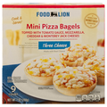 Food Lion Three Cheese Mini Pizza Bagels - 9 ct Frozen