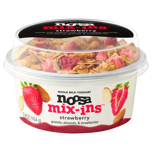 Noosa Mix-ins Strawberry Whole Milk Yoghurt