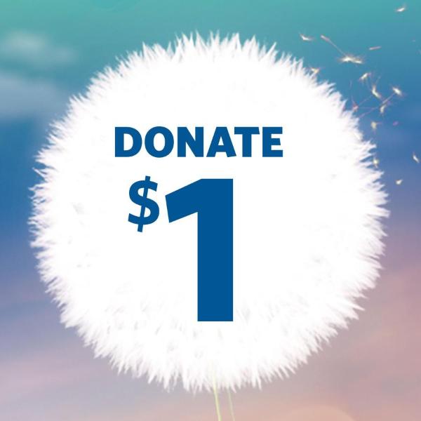 $1 Feeding America Summers without Hunger donation