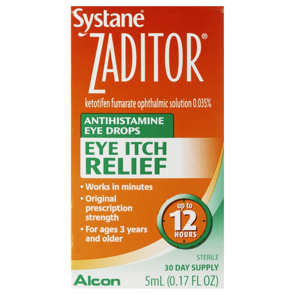 Zaditor Antihistamine Eye Drops Eye Itch Relief