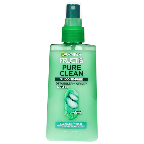Garnier Fructis Pure Clean Detangler + Air Dry + Aloe Extract