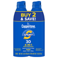 Coppertone Sport Performance Sunscreen Spray SPF 30 - 2 ct