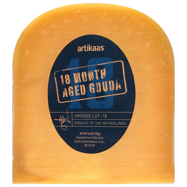 Artikaas 18 Month Aged Gouda Cheese Wedge