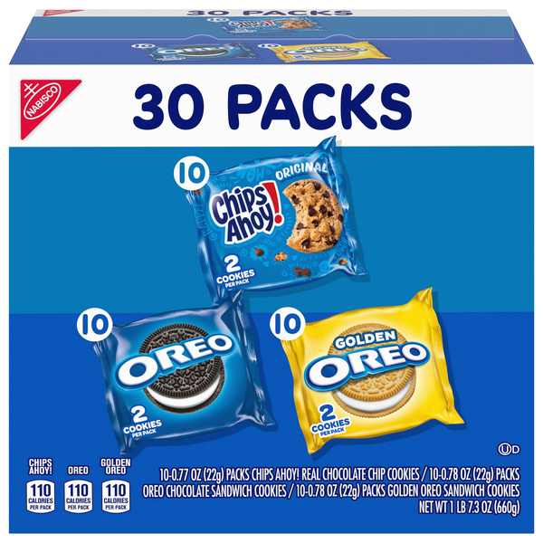 OREO & Chips Ahoy! Cookie Variety Packs - 30 ct
