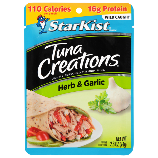 StarKist Tuna Creations Wild Caught Herb & Garlic Lightly Seasoned