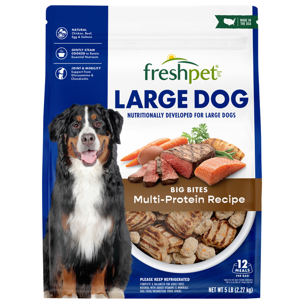 Freshpet Select Big Bites Multi-Protein Recipe Dog Food Refrigerated