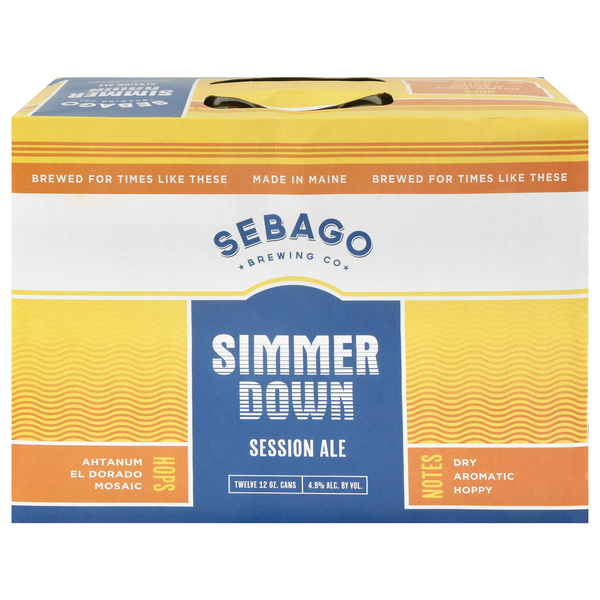 Sebago Brewing Co Summer Down Session Ale Beer - 12 pk